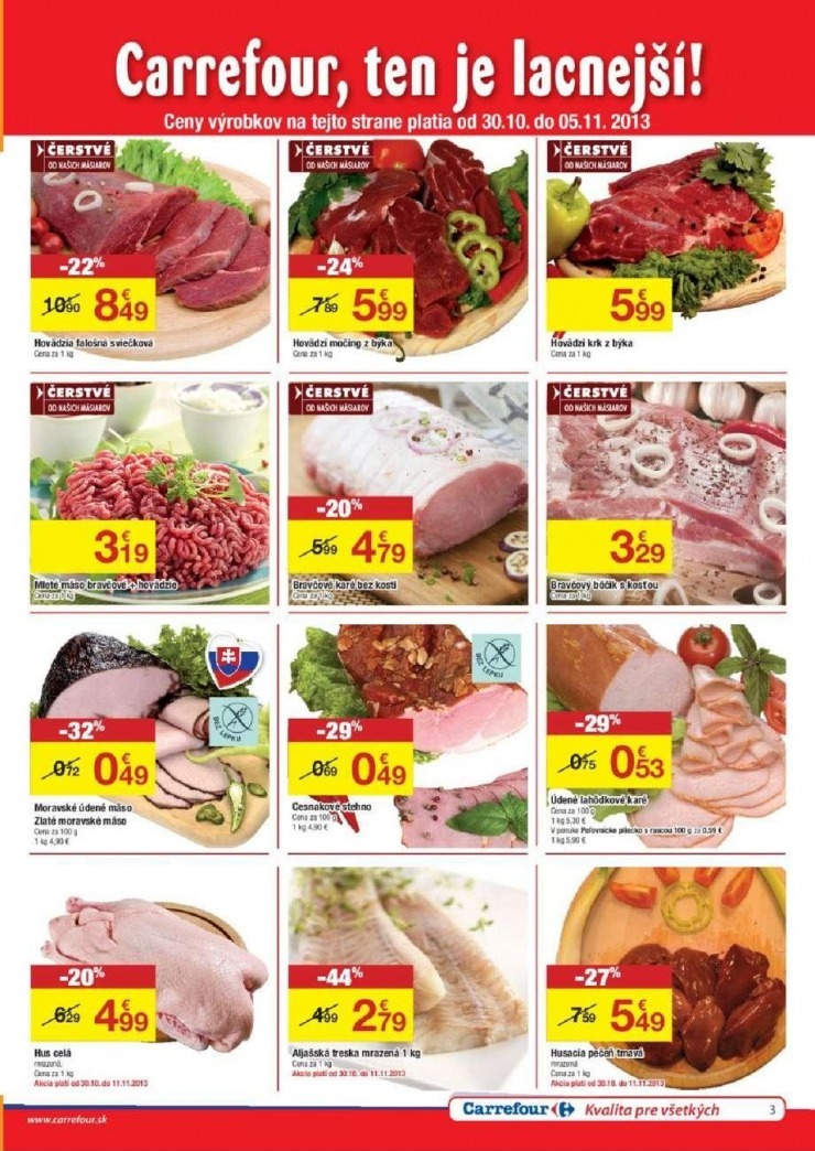 leták akčná ponuka Carrefour strana 3 leták akčná ponuka Carrefour strana 3
