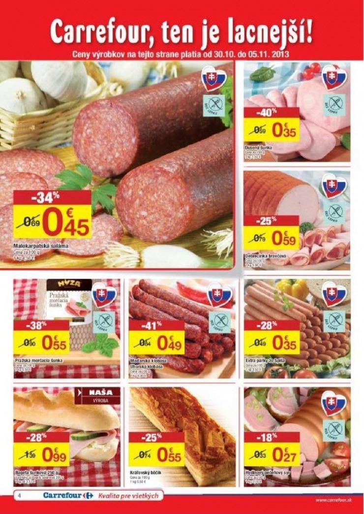 leták akčná ponuka Carrefour strana 4 leták akčná ponuka Carrefour strana 4