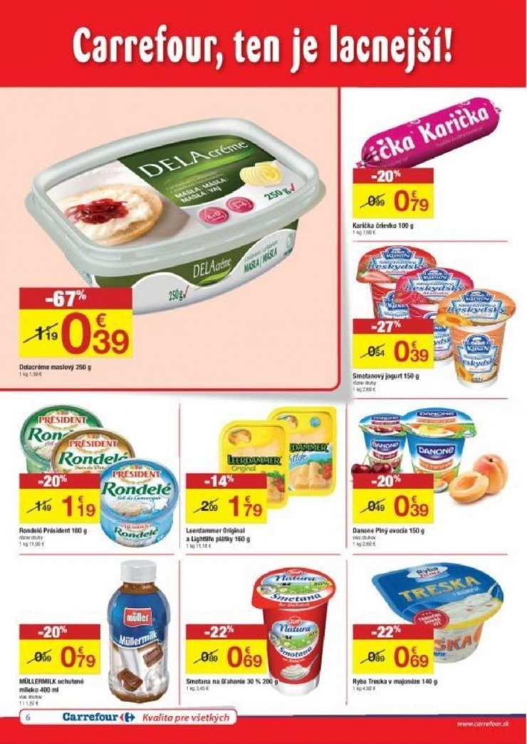 leták akčná ponuka Carrefour strana 6 leták akčná ponuka Carrefour strana 6