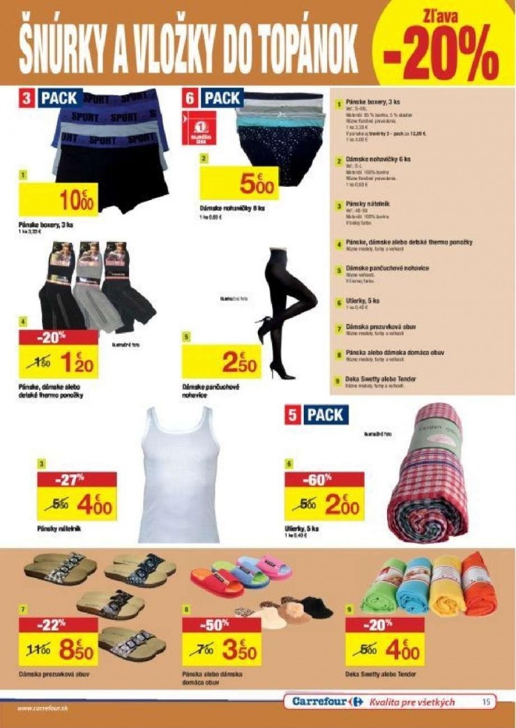 leták akčná ponuka Carrefour strana 15 leták akčná ponuka Carrefour strana 15