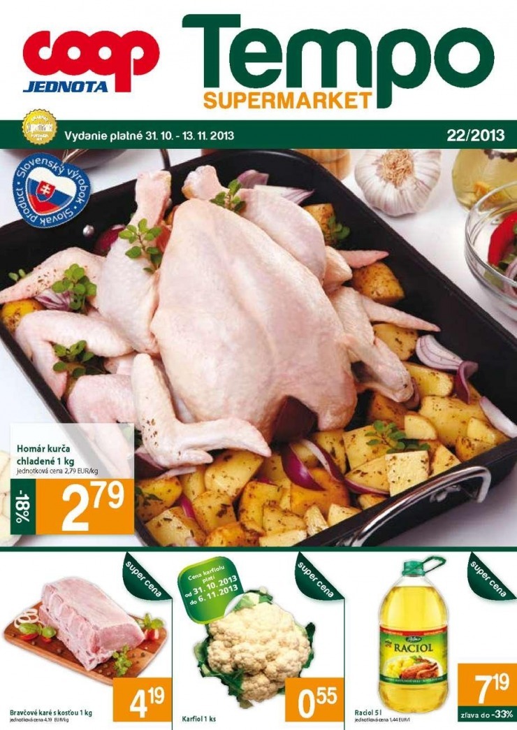 leták extra nabídka COOP Tempo strana 1 leták extra nabídka COOP Tempo strana 1