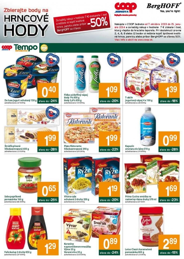 leták extra nabídka COOP Tempo strana 4 leták extra nabídka COOP Tempo strana 4