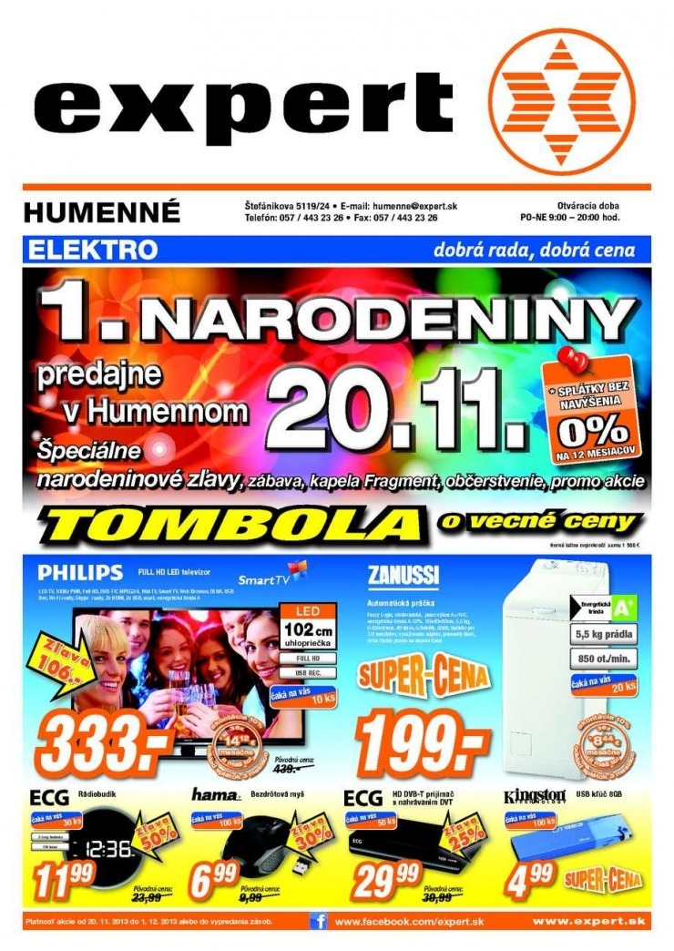 letk Expert Elektro - narodeniny Humenn strana 1