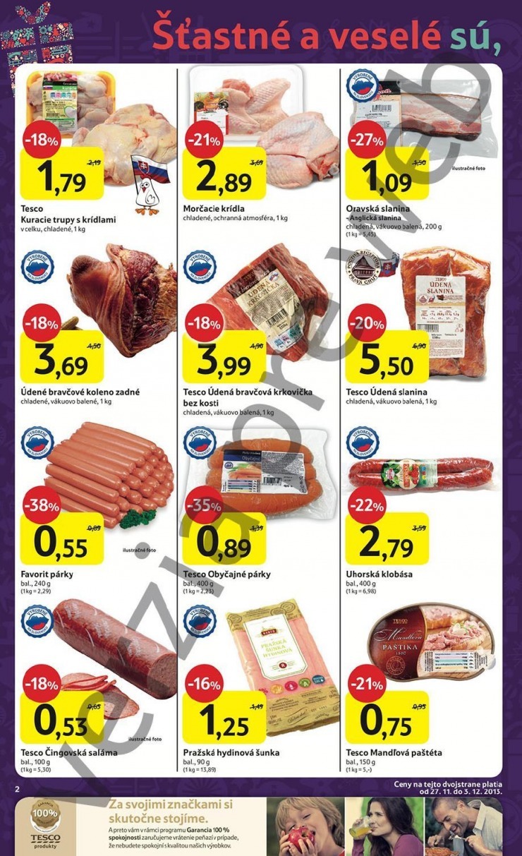 leták Tesco akciová ponuka strana 2 leták Tesco akciová ponuka strana 2