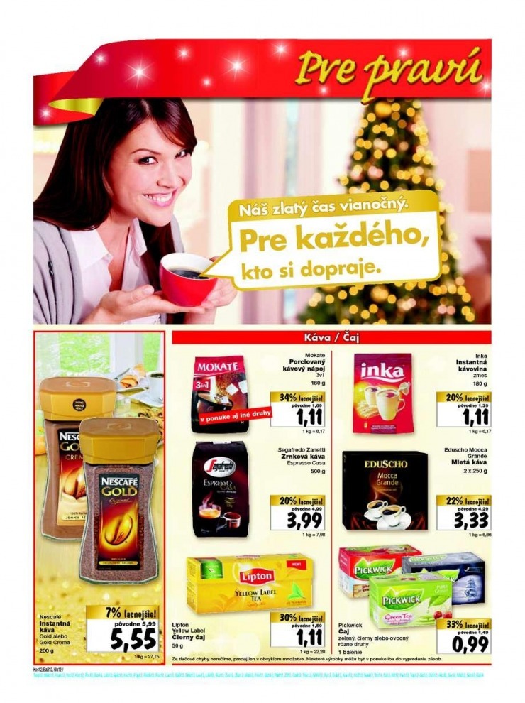 leták Kaufland akčná ponuka sviatočných cien strana 12 leták Kaufland akčná ponuka sviatočných cien strana 12