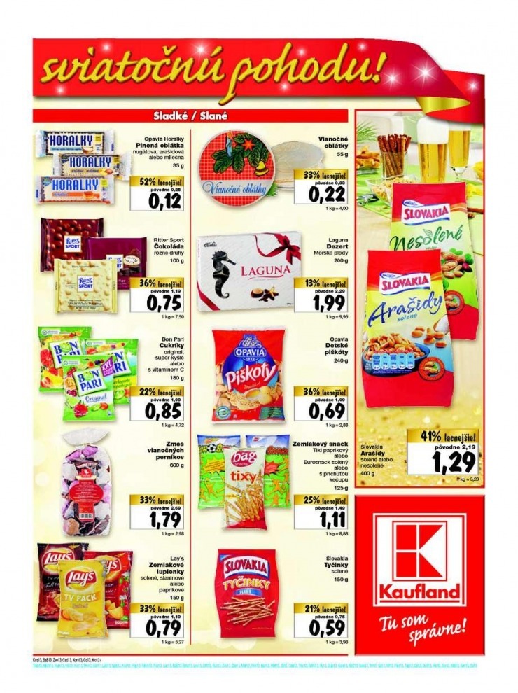 leták Kaufland akčná ponuka sviatočných cien strana 13 leták Kaufland akčná ponuka sviatočných cien strana 13