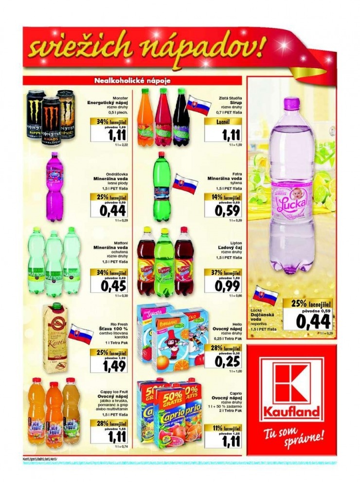 leták Kaufland akčná ponuka sviatočných cien strana 15 leták Kaufland akčná ponuka sviatočných cien strana 15