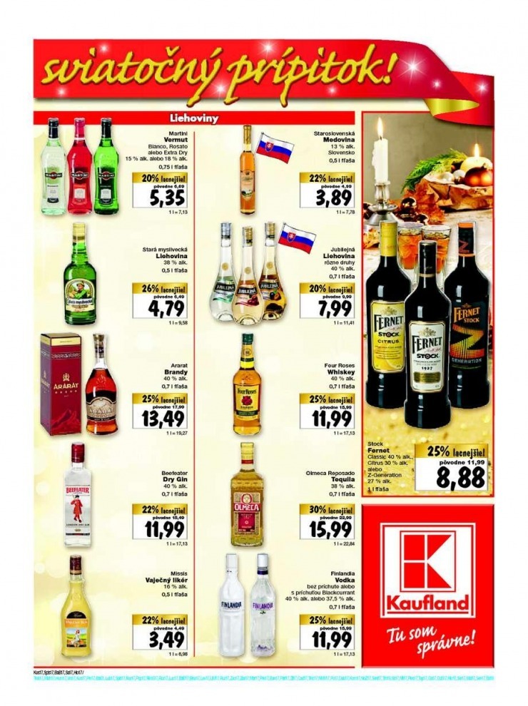 leták Kaufland akčná ponuka sviatočných cien strana 17 leták Kaufland akčná ponuka sviatočných cien strana 17