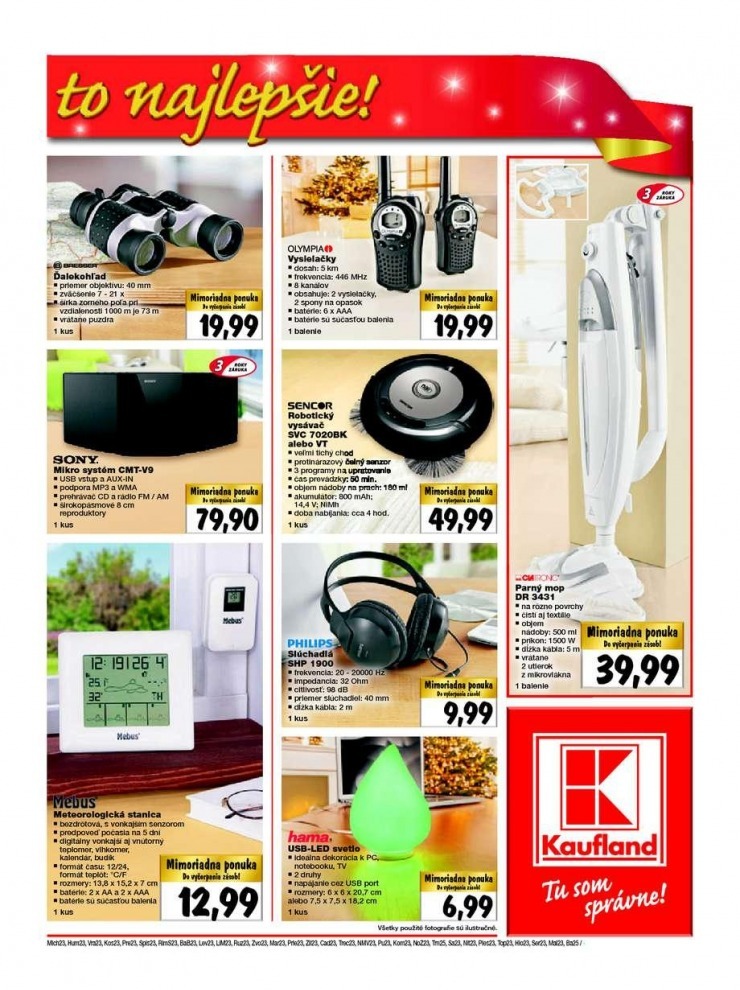 leták Kaufland akčná ponuka sviatočných cien strana 23 leták Kaufland akčná ponuka sviatočných cien strana 23