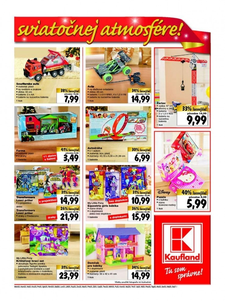 leták Kaufland akčná ponuka sviatočných cien strana 25 leták Kaufland akčná ponuka sviatočných cien strana 25