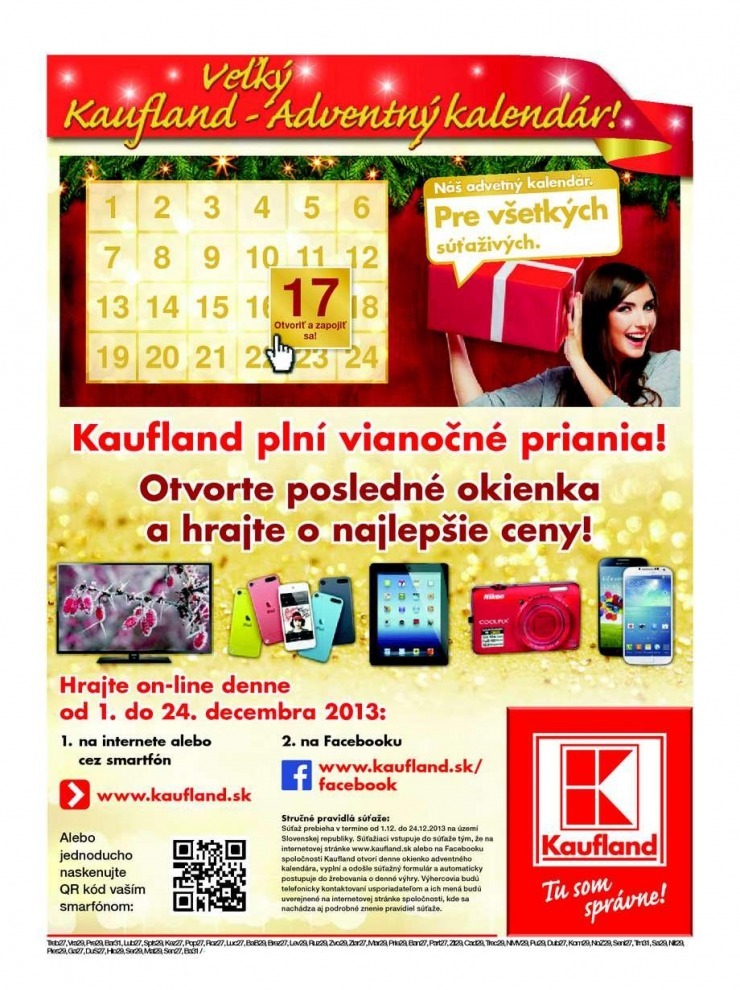 leták Kaufland akčná ponuka sviatočných cien strana 29 leták Kaufland akčná ponuka sviatočných cien strana 29