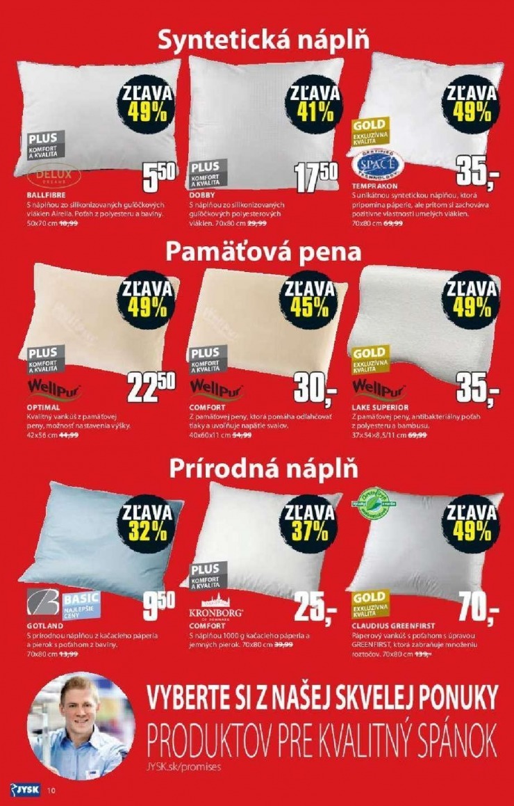 leták špeciálna ponuka Jysk strana 10 leták špeciálna ponuka Jysk strana 10