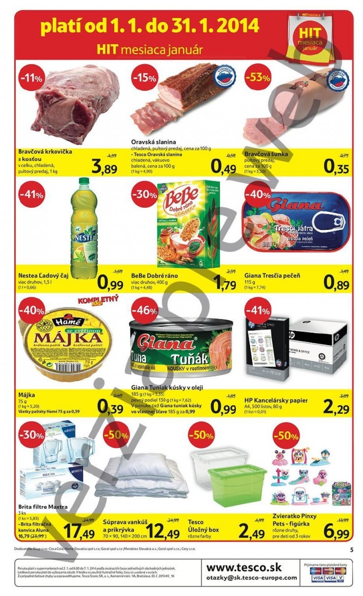 leták špeciálna leták Tesco - Trenčín strana 5 leták špeciálna leták Tesco - Trenčín strana 5