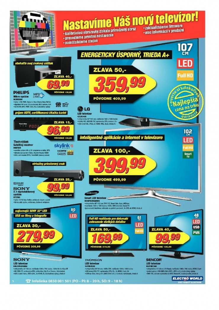 leták extra leták Electro World strana 5 leták extra leták Electro World strana 5