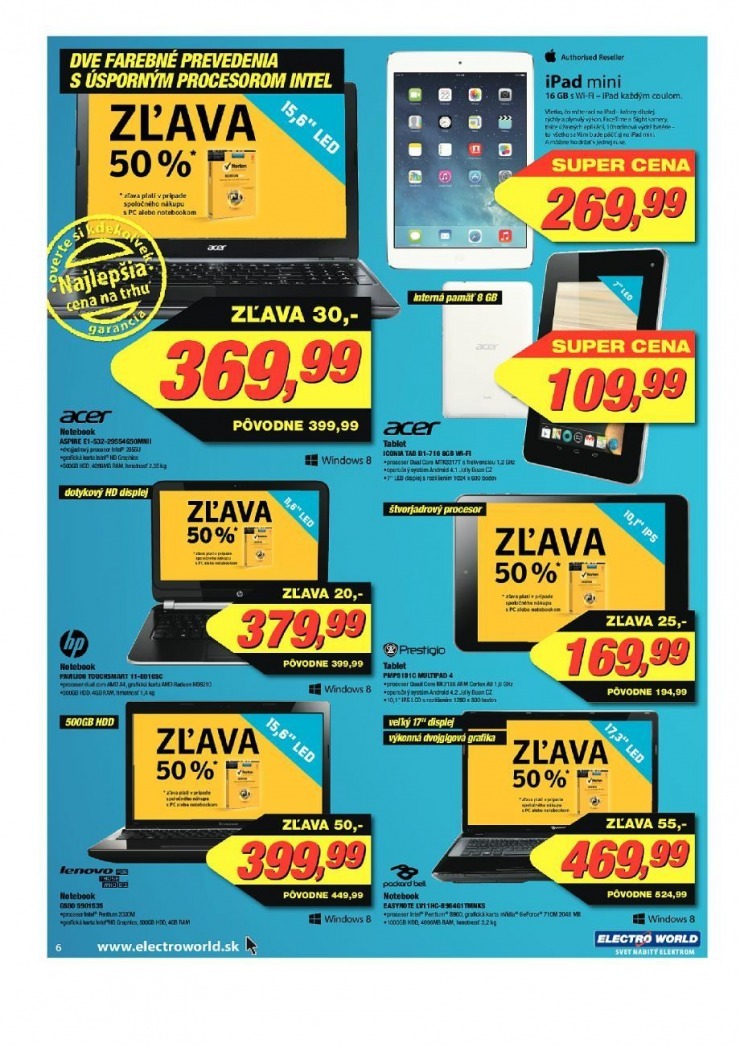 leták extra leták Electro World strana 6 leták extra leták Electro World strana 6