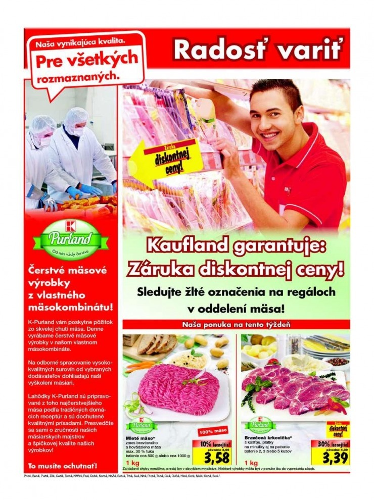 leták akciový Kaufland leták - Bratislava strana 4