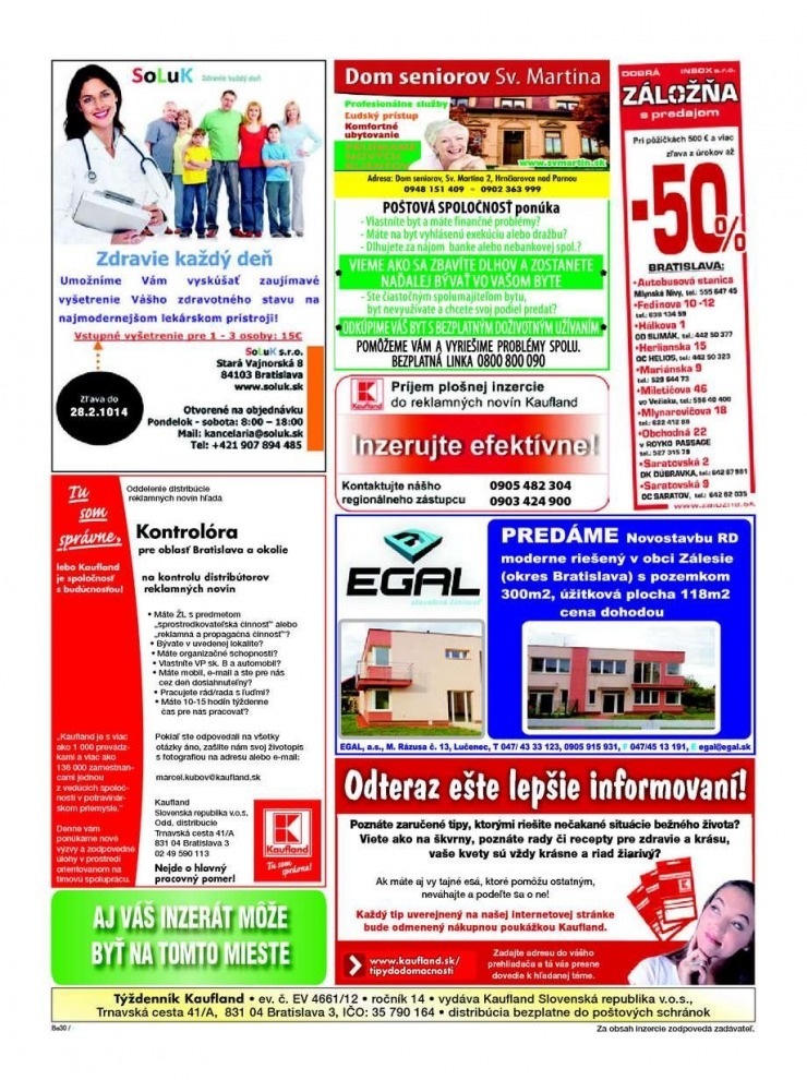 leták akciový Kaufland leták - Bratislava strana 30
