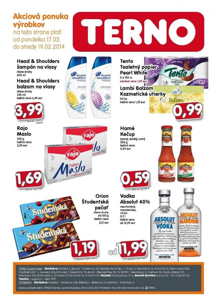 leták akciový TERNO leták strana 16 leták akciový TERNO leták strana 16