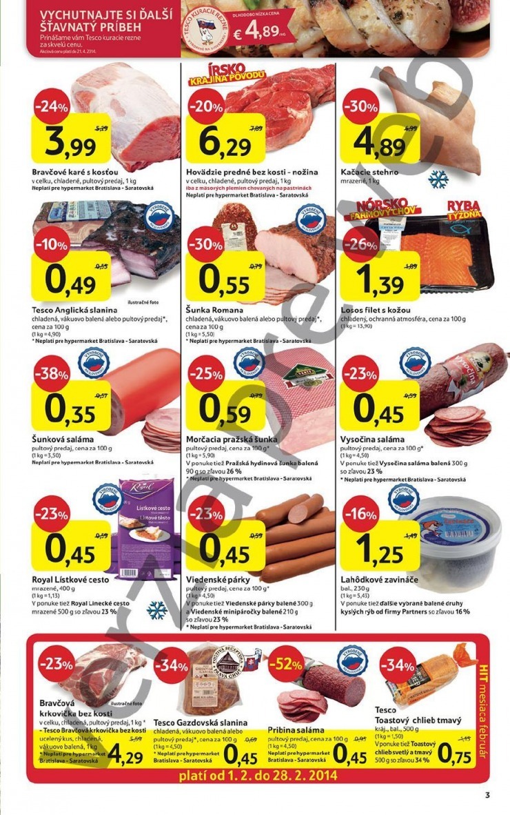 leták akčný leták Tesco strana 3 leták akčný leták Tesco strana 3