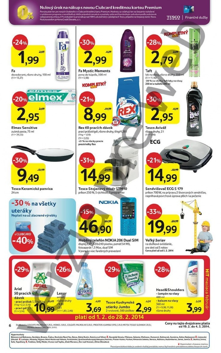 leták akčný leták Tesco strana 6 leták akčný leták Tesco strana 6