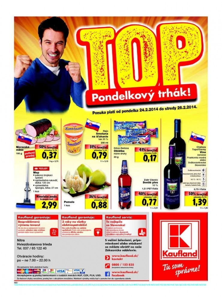 leták Kaufland TOP ponuka strana 32 leták Kaufland TOP ponuka strana 32
