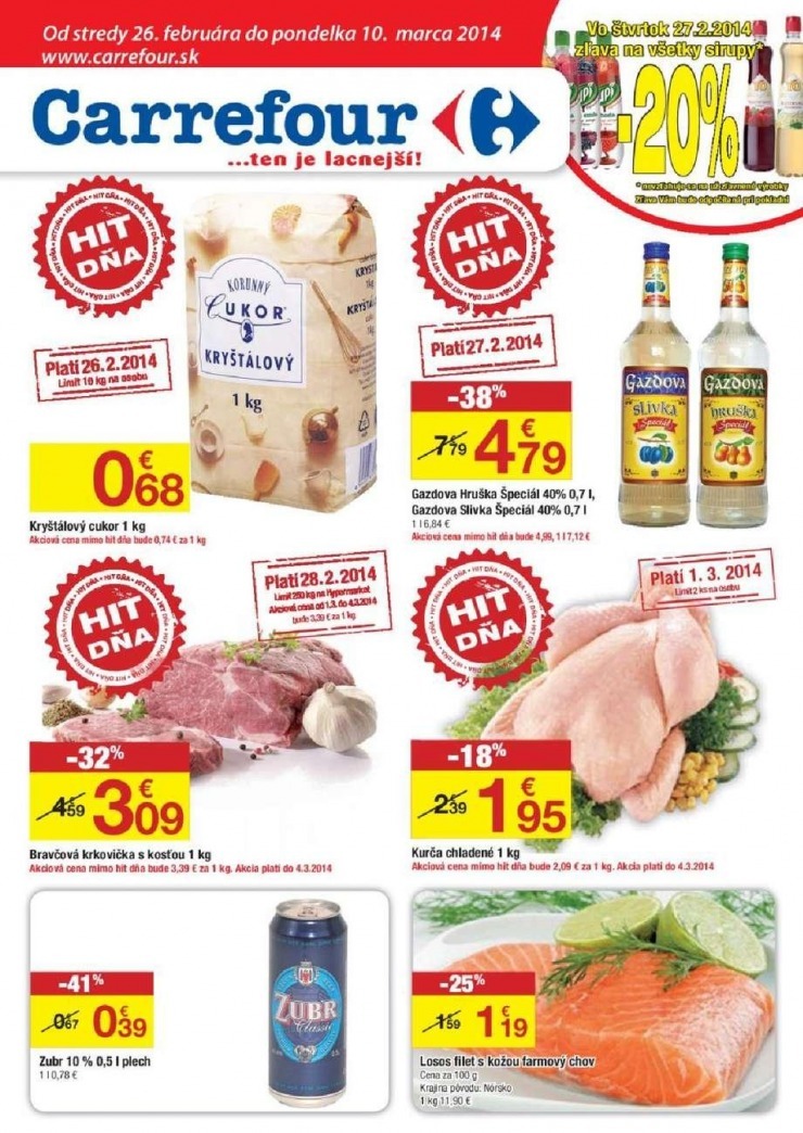 leták aktuálny Carrefour leták strana 1 leták aktuálny Carrefour leták strana 1