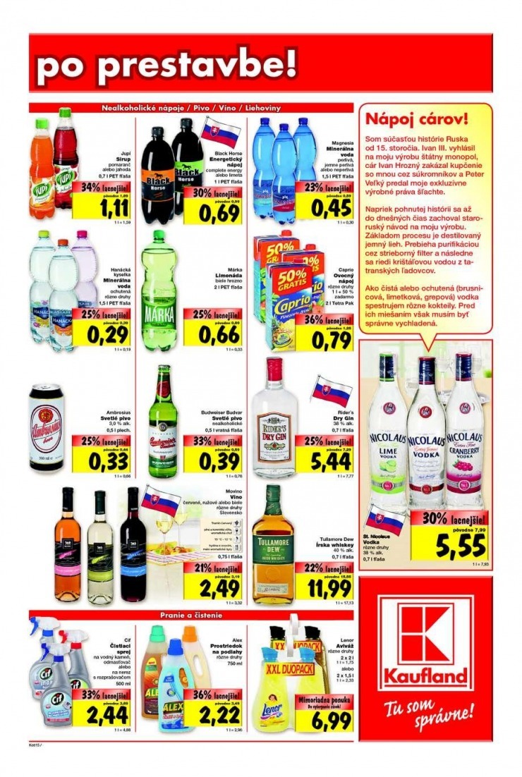 leták Kaufland extra ponuka - Košice strana 15