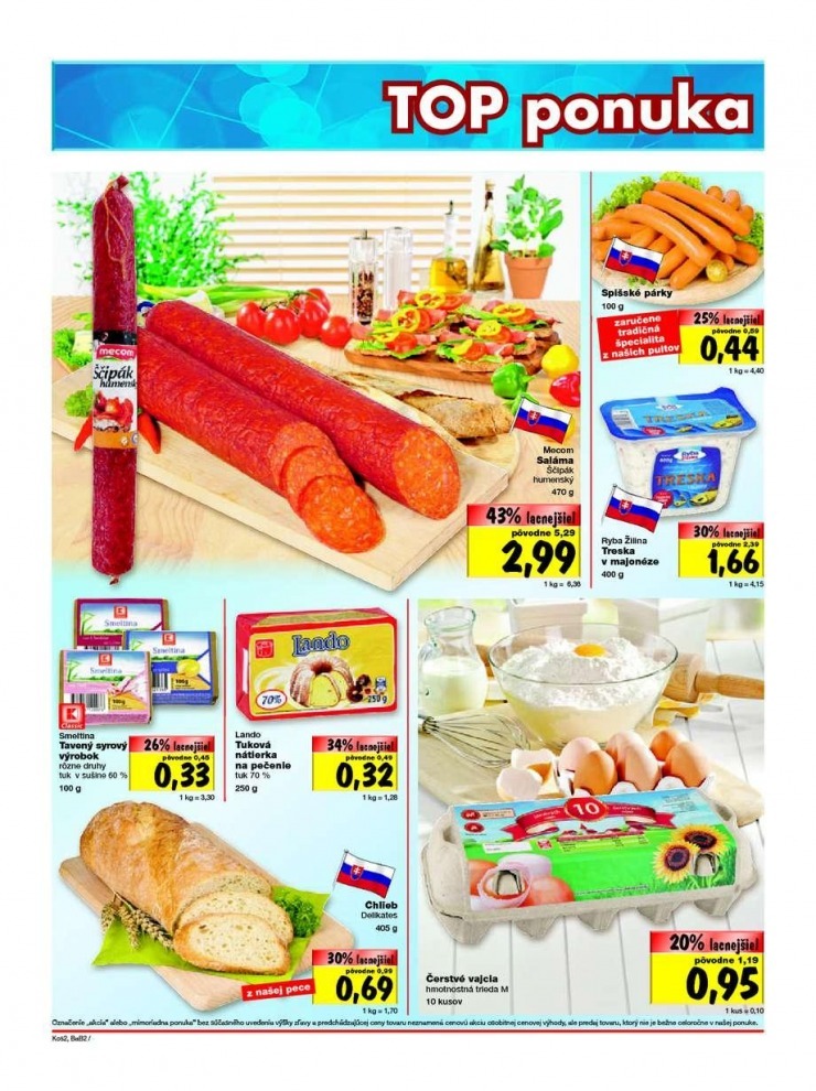 leták leták Kaufland - TOP ponuka strana 2 leták leták Kaufland - TOP ponuka strana 2