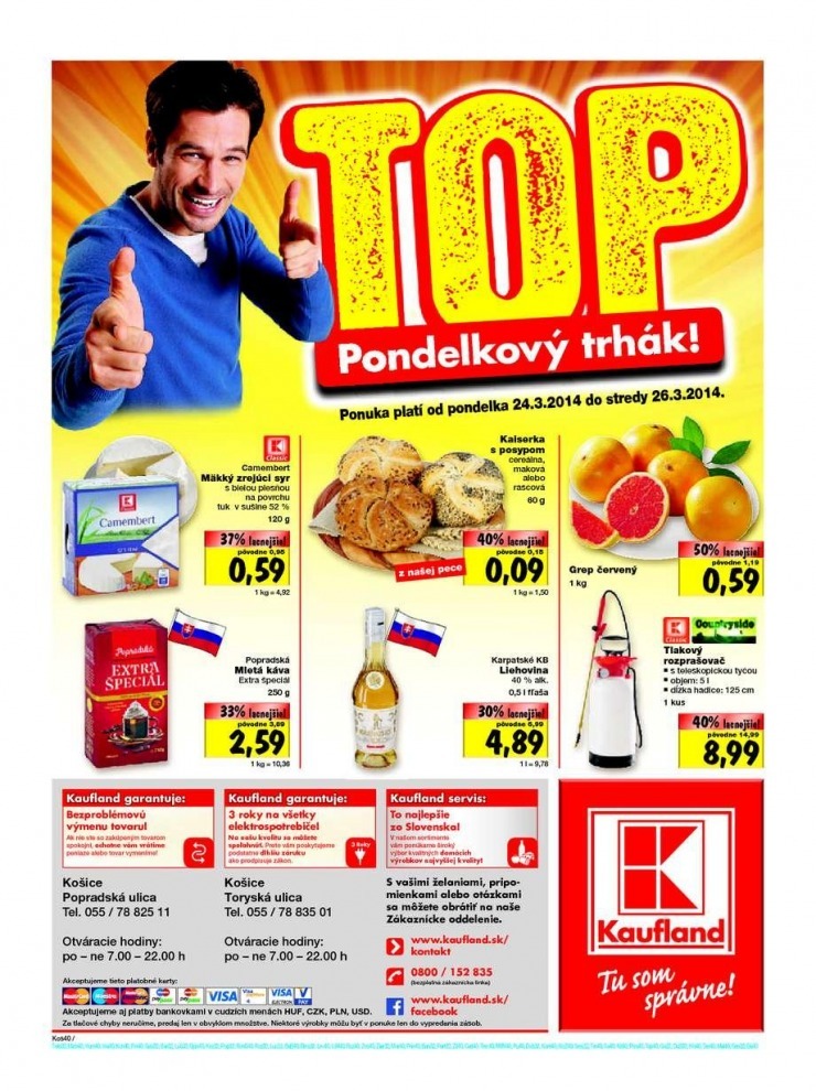 leták leták Kaufland - TOP ponuka strana 40 leták leták Kaufland - TOP ponuka strana 40