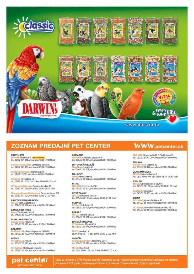 letk pecilna ponuka Pet Center strana 12