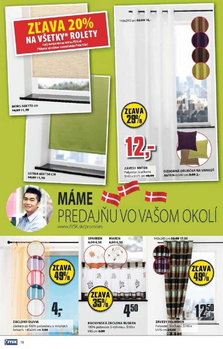leták extra ponuka Jysk strana 10 leták extra ponuka Jysk strana 10