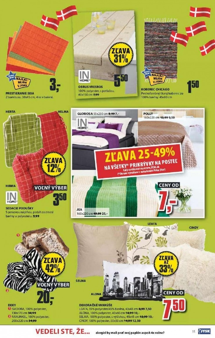 leták extra ponuka Jysk strana 11 leták extra ponuka Jysk strana 11