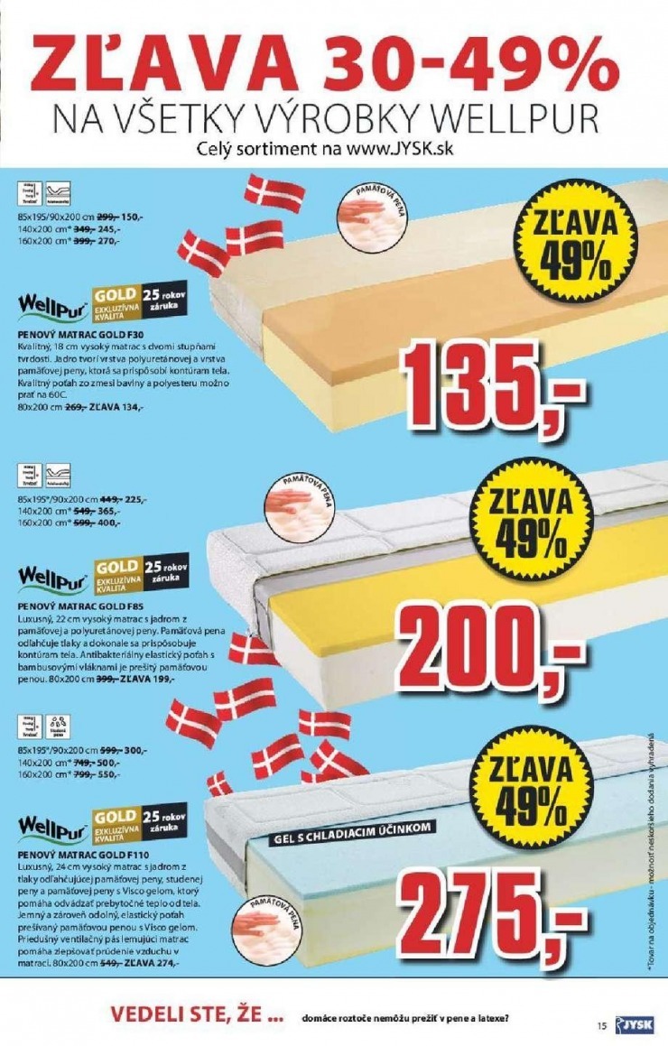 leták extra ponuka Jysk strana 15 leták extra ponuka Jysk strana 15