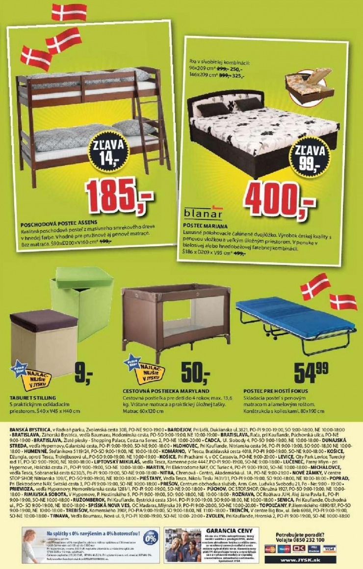 leták extra ponuka Jysk strana 23 leták extra ponuka Jysk strana 23