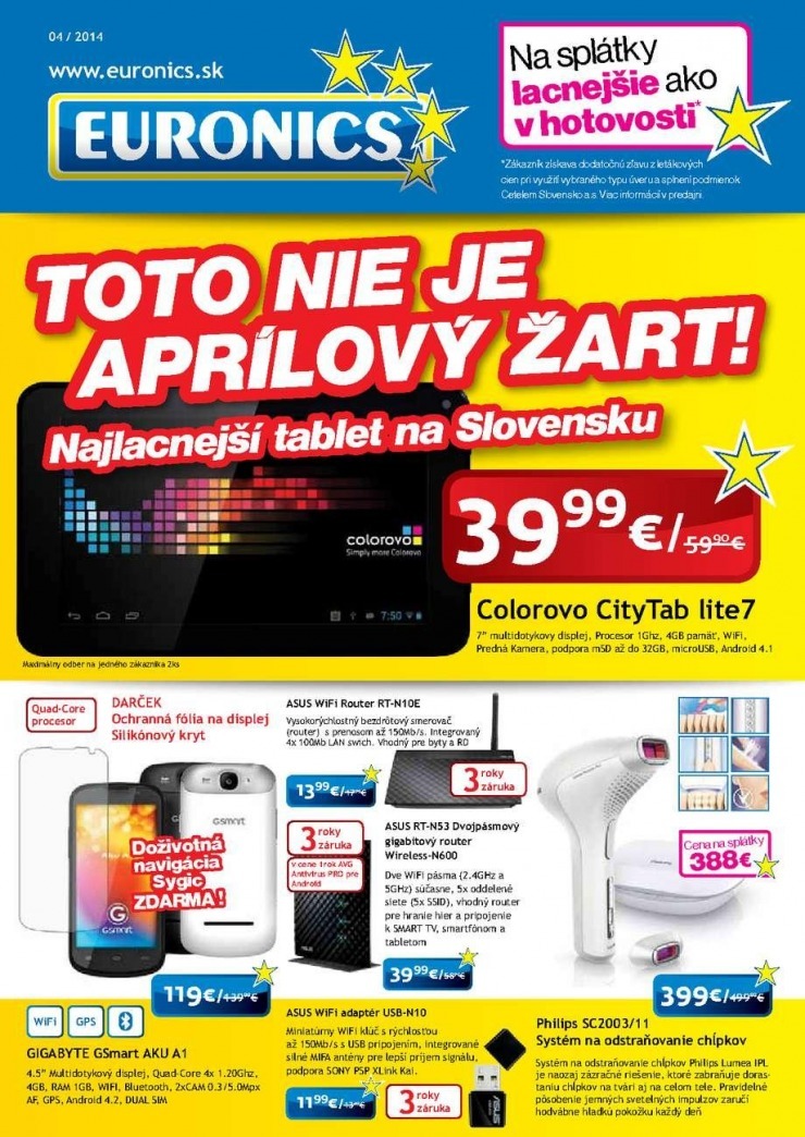 leták špeciálny leták Euronics strana 1 leták špeciálny leták Euronics strana 1