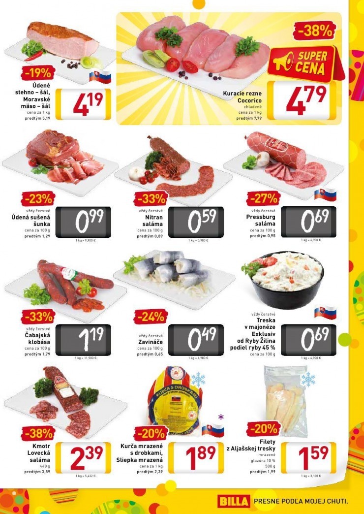leták aktuálny Billa leták strana 3 leták aktuálny Billa leták strana 3