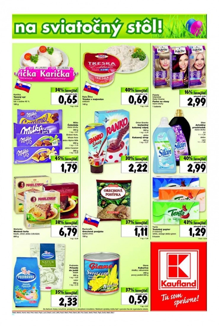 leták akčný leták Kaufland strana 3 leták akčný leták Kaufland strana 3