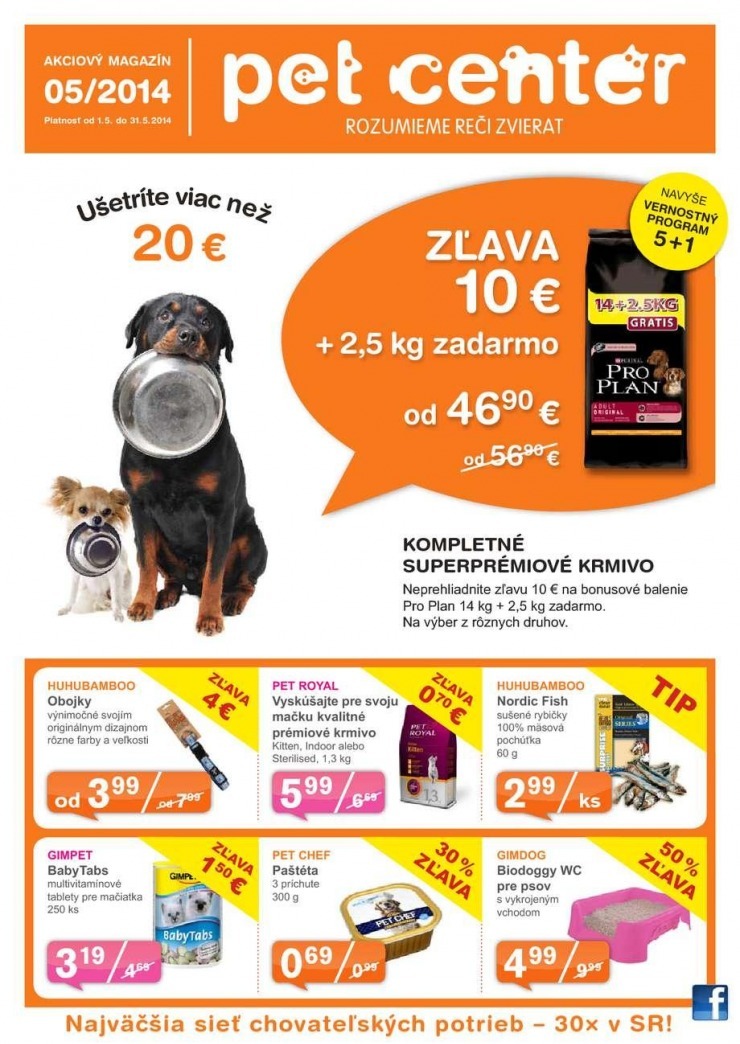 letk Pet Center akciov letk strana 1