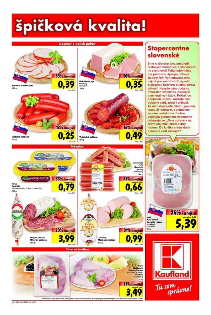 leták aktuálny Kaufland leták - Banská Bystrica strana 7