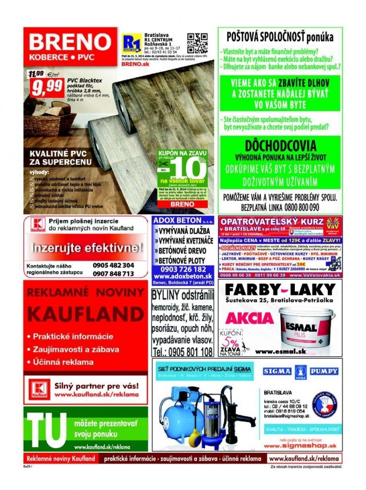 leták Kaufland leták - majstrovská ponuka strana 29