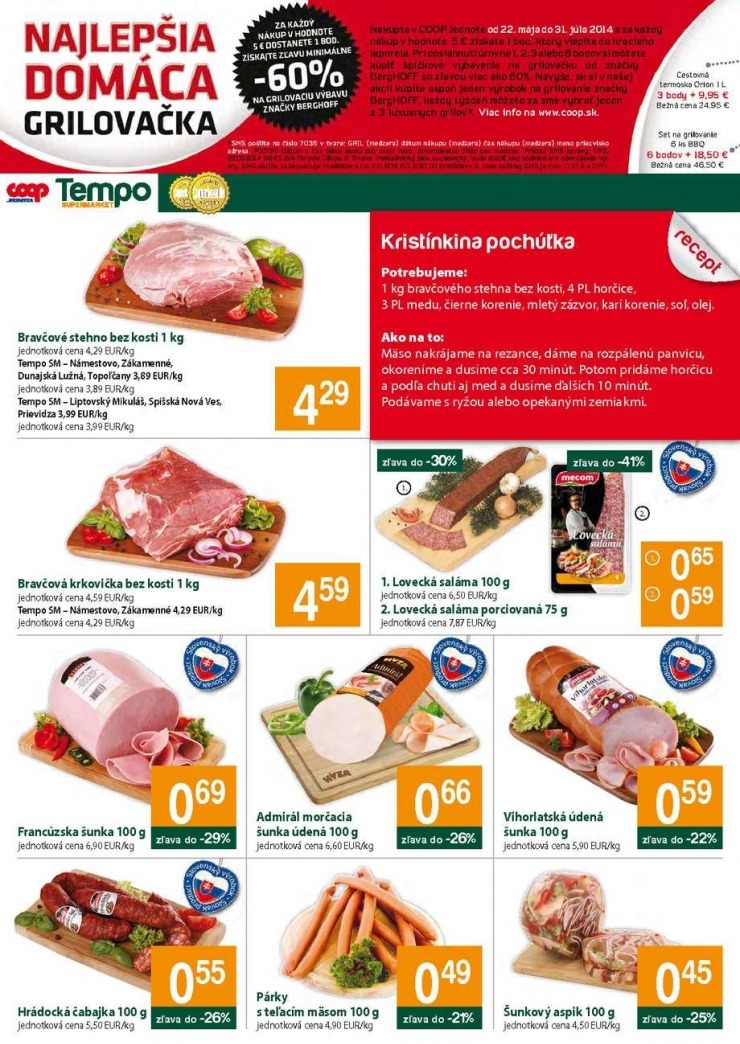 leták COOP akčný leták - Tempo strana 2 leták COOP akčný leták - Tempo strana 2