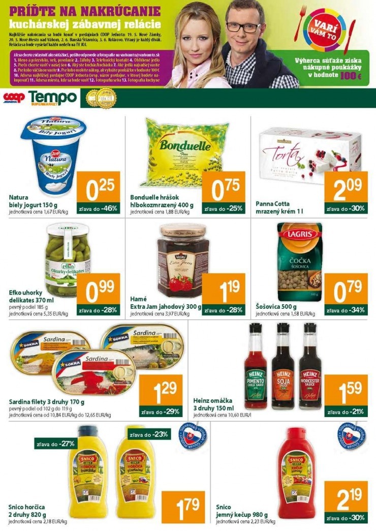 leták COOP akčný leták - Tempo strana 4 leták COOP akčný leták - Tempo strana 4