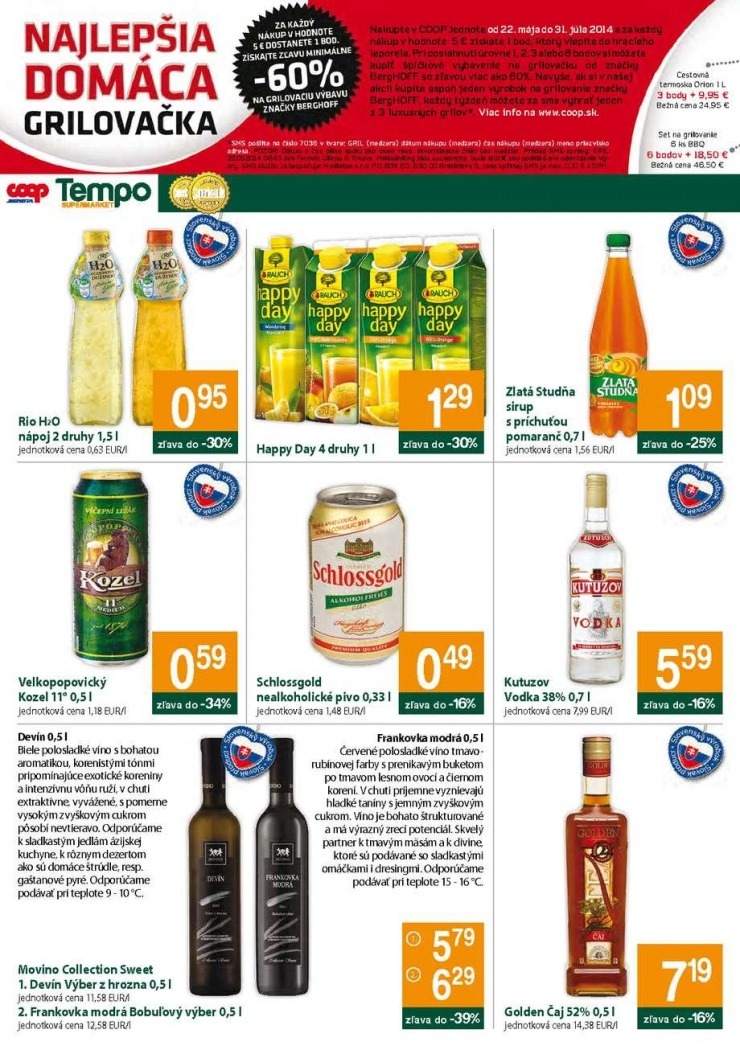 leták COOP akčný leták - Tempo strana 6 leták COOP akčný leták - Tempo strana 6