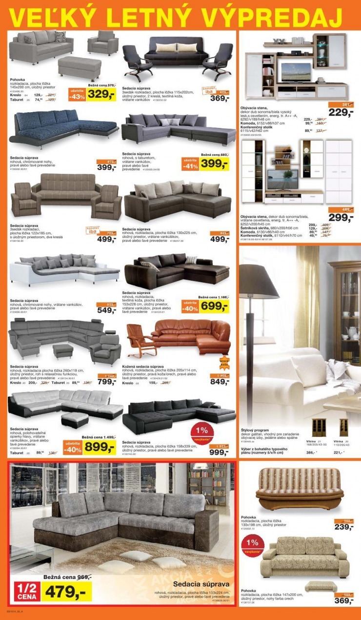 leták Sconto leták - veľký letný výpredaj strana 2 leták Sconto leták - veľký letný výpredaj strana 2