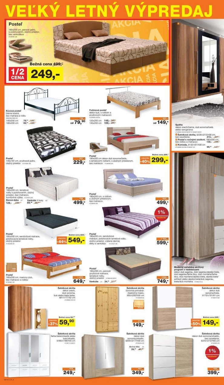 leták Sconto leták - veľký letný výpredaj strana 4 leták Sconto leták - veľký letný výpredaj strana 4