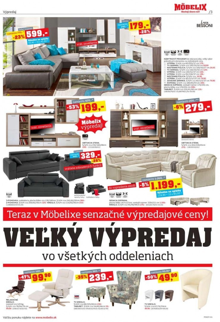 leták špeciálny leták Möbelix strana 3 leták špeciálny leták Möbelix strana 3