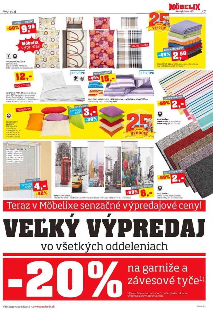 leták špeciálny leták Möbelix strana 7 leták špeciálny leták Möbelix strana 7