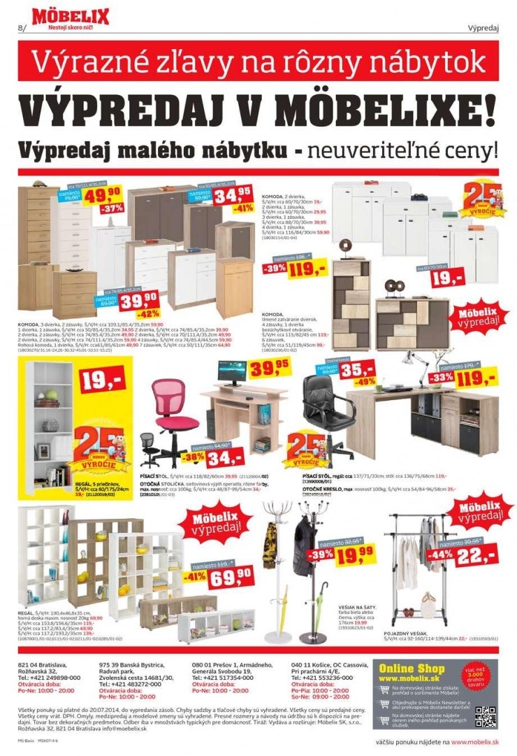 leták špeciálny leták Möbelix strana 8 leták špeciálny leták Möbelix strana 8