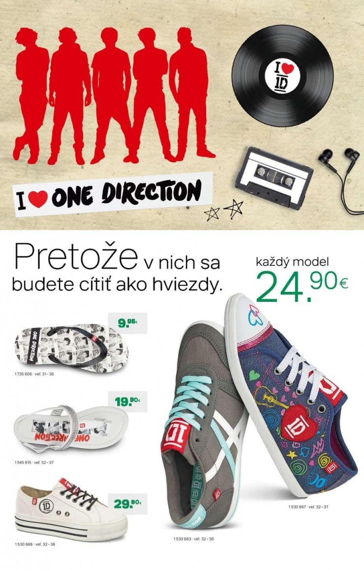 letk letk Deichmann - kolekce One Direction strana 2