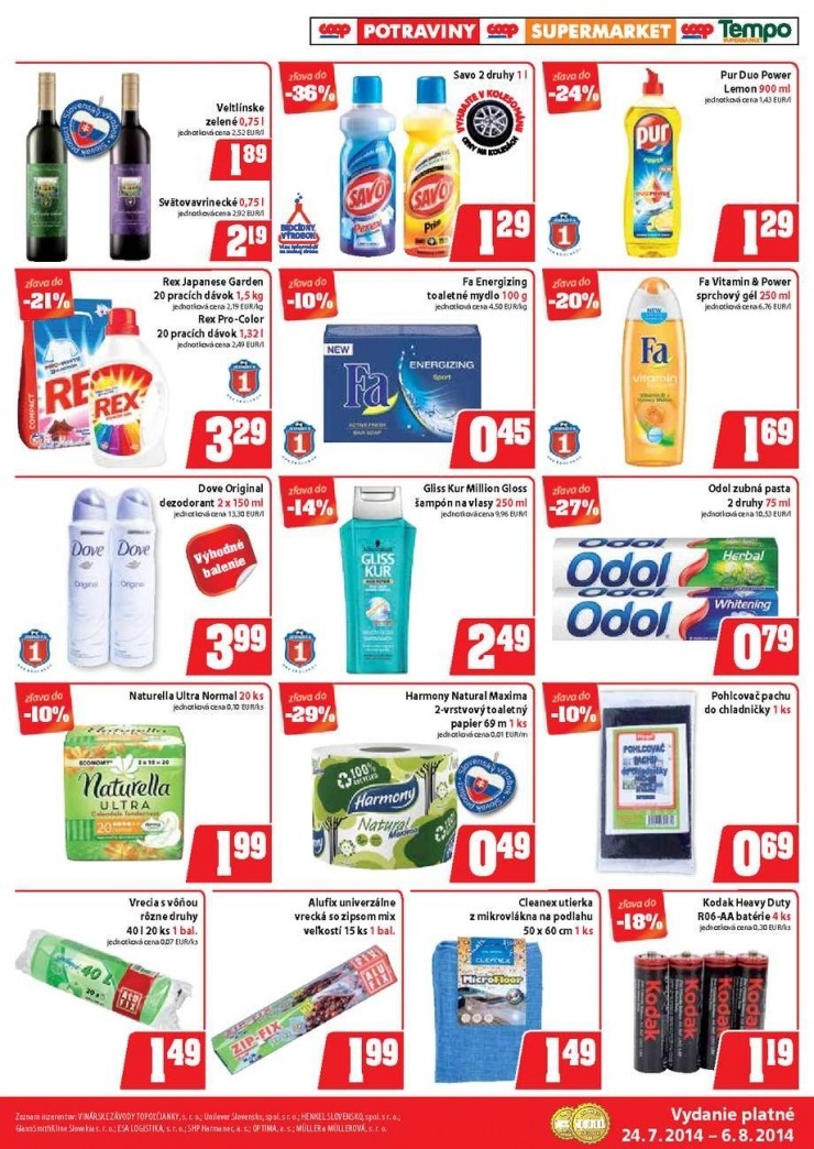 leták COOP Jednota aktuálna ponuka strana 7 leták COOP Jednota aktuálna ponuka strana 7